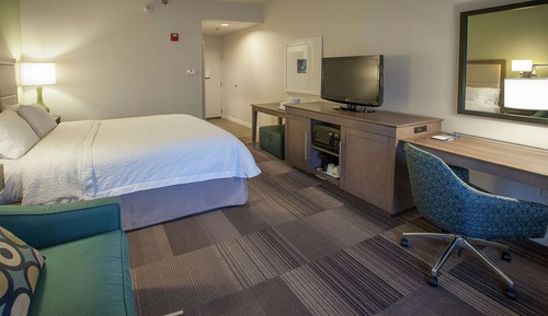 King bed with sofa bed