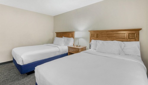 Habitación estándar, 2 camas dobles, no fumadores, frigorífico y microondas