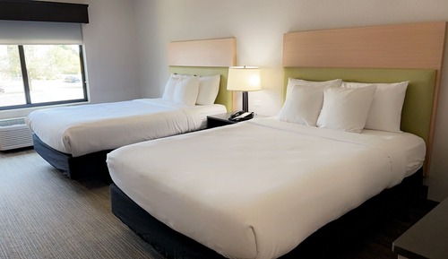 Habitación, 2 camas de matrimonio, accesible para personas con discapacidad, no fumadores