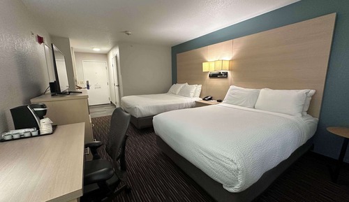 Habitación estándar, 2 camas de matrimonio, no fumadores