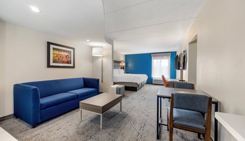 Suite, 1 cama de matrimonio grande con sofá cama