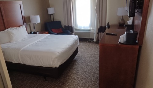 Habitación, 1 cama de matrimonio, no fumadores (Hearing, Mobility Roll-In Shower)