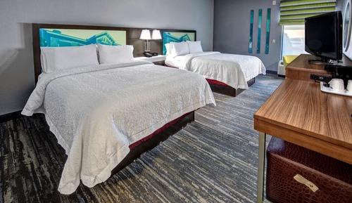 Habitación, 2 camas de matrimonio, accesible para personas con discapacidad, no fumadores