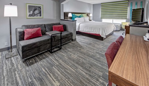 Habitación estándar, 1 cama de matrimonio grande con sofá cama