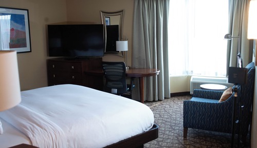 Habitación, 1 cama de matrimonio grande, frigorífico