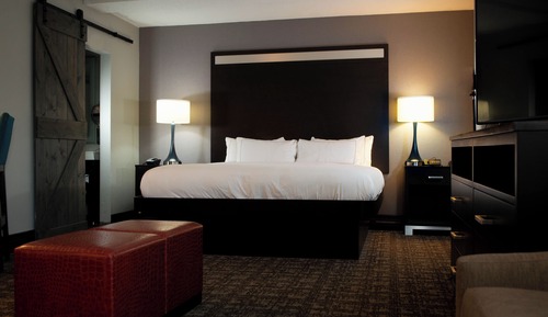 Suite junior, 1 cama de matrimonio grande con sofá cama