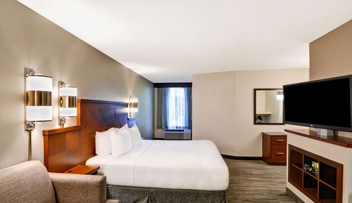 Habitación, 1 cama de matrimonio grande, accesible para personas con discapacidad, bañera