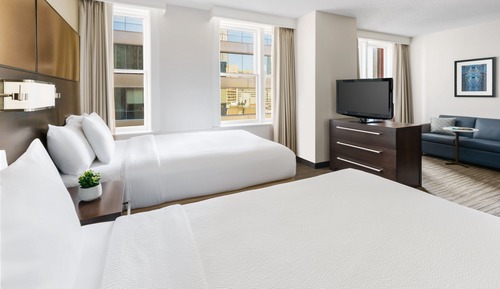 Estudio, 2 camas dobles