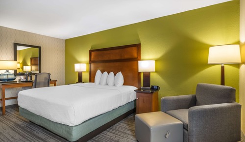 Habitación estándar, 1 cama de matrimonio grande, no fumadores, frigorífico y microondas