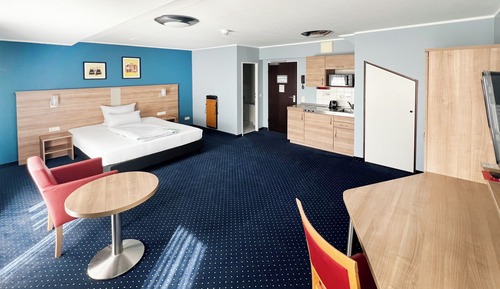 Suite, 1 habitación, cocina, vistas al jardín