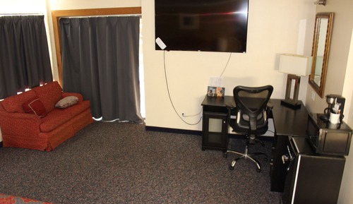 Suite de luna de miel, 1 cama de matrimonio grande con sofá cama, bañera de hidromasaje