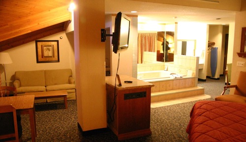 Suite ejecutiva, 1 cama de matrimonio grande con sofá cama, bañera de hidromasaje