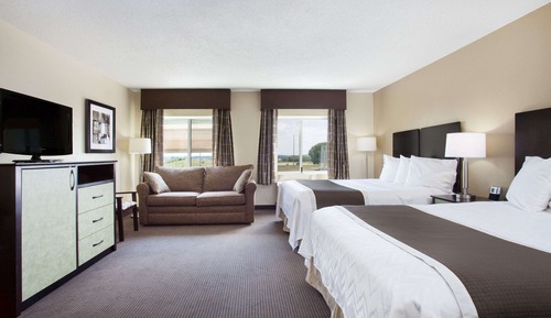 Habitación Deluxe, 2 camas de matrimonio, no fumadores (2 Queen Beds with sofa bed)