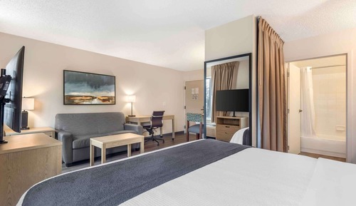 Estudio Deluxe, 1 cama de matrimonio grande con sofá cama, no fumadores