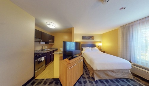 Estudio Deluxe, 1 cama de matrimonio con sofá cama