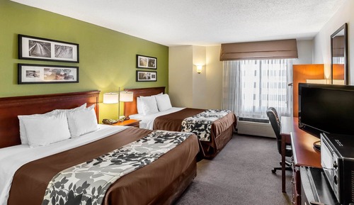 Habitación, 2 camas de matrimonio, no fumadores