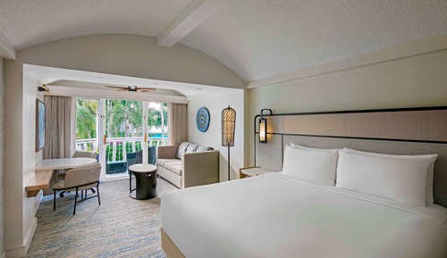 Habitación Club, 1 cama de matrimonio grande, terraza, vistas a la piscina