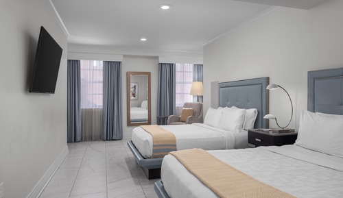 Habitación, 2 camas de matrimonio, accesible para personas con discapacidad