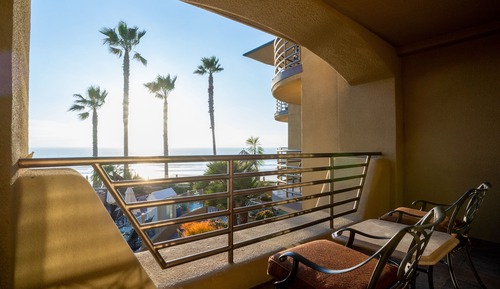 Suite junior, 2 camas de matrimonio, vistas al mar