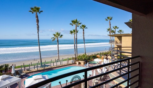 Habitación estándar, 2 camas de matrimonio, vistas al mar
