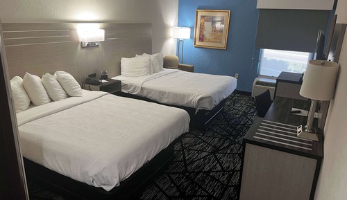 Habitación, 2 camas de matrimonio, no fumadores