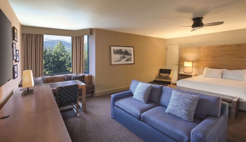 Habitación, 1 cama de matrimonio grande con sofá cama