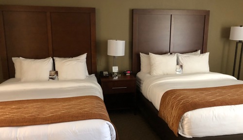 Habitación, 2 camas dobles, accesible para personas con discapacidad, no fumadores