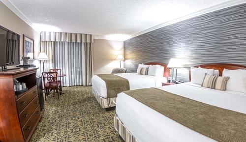 Habitación estándar, 2 camas de matrimonio, accesible para personas con discapacidad