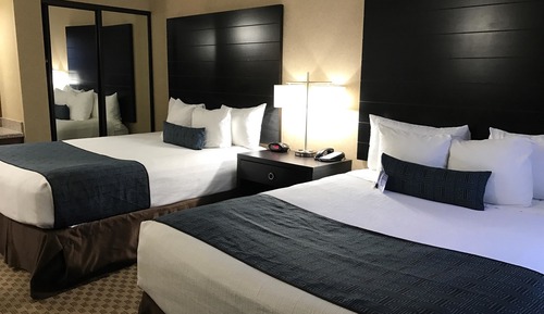 Habitación estándar, 2 camas de matrimonio, no fumadores, microondas