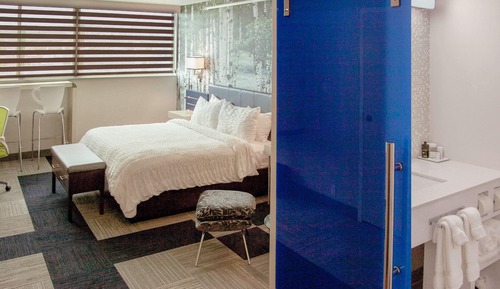 Habitación estándar, 1 cama de matrimonio grande, no fumadores, vistas a la ciudad