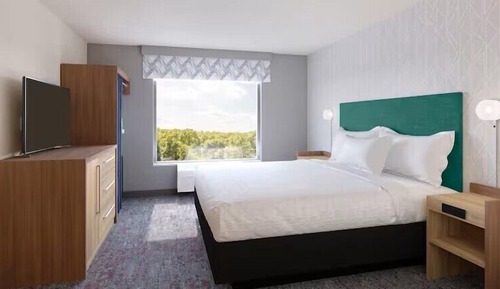 Suite estudio, 1 cama de matrimonio grande (Roll-In Shower)