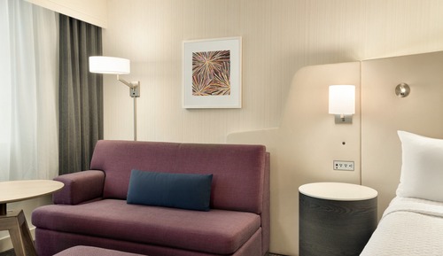 Habitación estándar, 1 cama de matrimonio grande con sofá cama