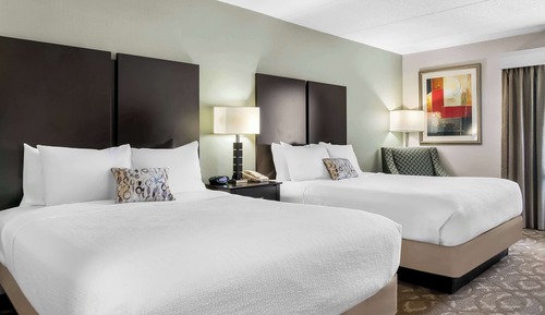 Habitación estándar, 2 camas de matrimonio, no fumadores, frigorífico y microondas