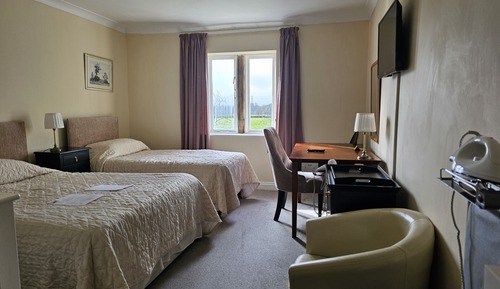 Habitación Confort con 2 camas individuales, 1 habitación, no fumadores, vistas al jardín