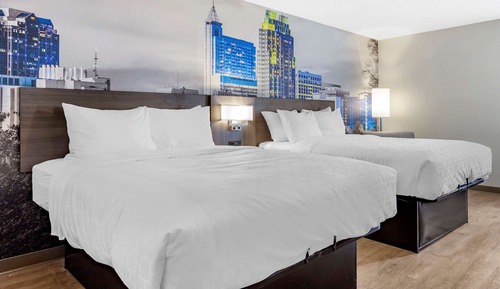 Habitación estándar, 2 camas de matrimonio, no fumadores