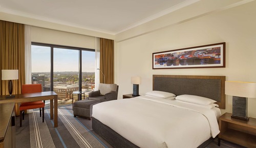 Habitación, 1 cama de matrimonio grande, vistas al canal