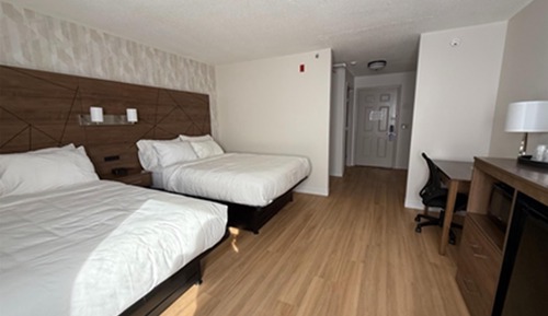 Habitación estándar, 2 camas de matrimonio, no fumadores