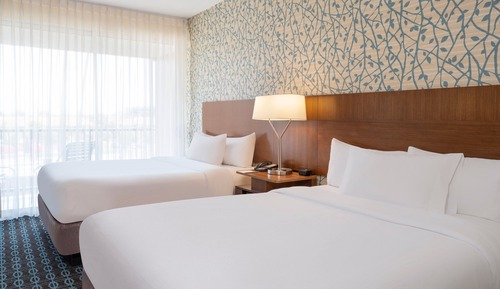 Habitación, 2 camas de matrimonio, no fumadores, balcón