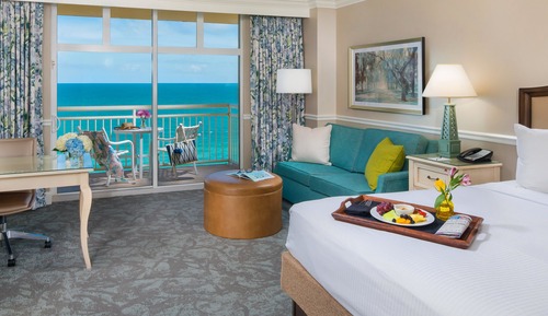 Habitación, 1 cama de matrimonio grande, balcón, frente al mar