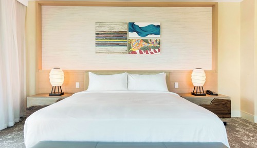 Habitación, 1 cama de matrimonio grande, vistas al complejo turístico