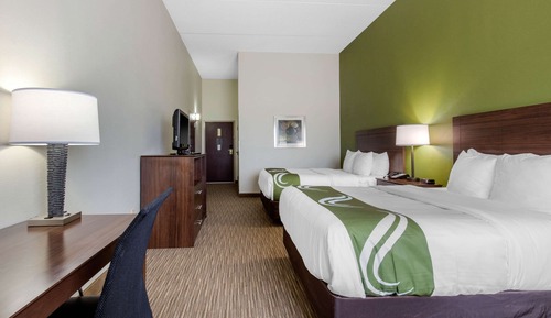 Habitación estándar, 2 camas de matrimonio, accesible para personas con discapacidad, no fumadores