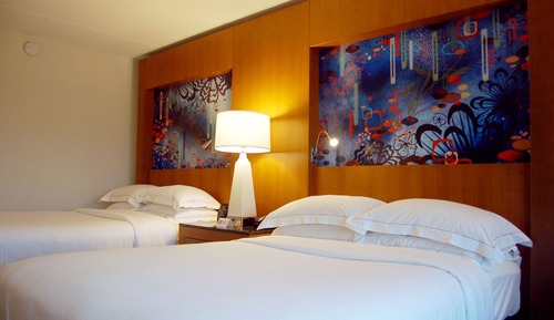 Habitación, 2 camas dobles, accesible para personas con discapacidad