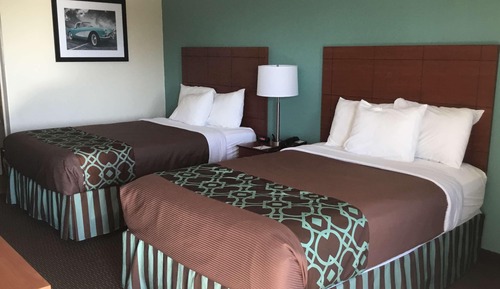 Habitación estándar, 2 camas dobles, fumadores, frigorífico y microondas