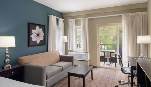 Suite, 1 cama de matrimonio grande, no fumadores, balcón (Living Room;with Sofabed)