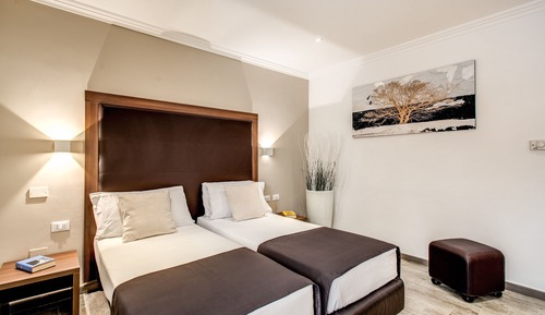 Habitación con 1 cama doble o 2 individuales, accesible para personas con discapacidad