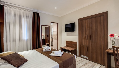 Habitación de diseño con 1 cama doble o 2 individuales