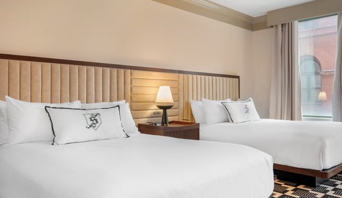 Habitación Deluxe, 2 camas dobles, accesible para personas con discapacidad