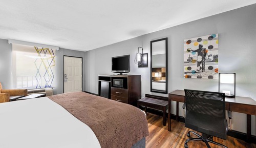 Habitación estándar, 1 cama de matrimonio grande, fumadores, frigorífico y microondas