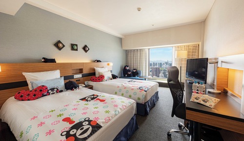 Habitación, 2 camas individuales (Kumamon Theme)