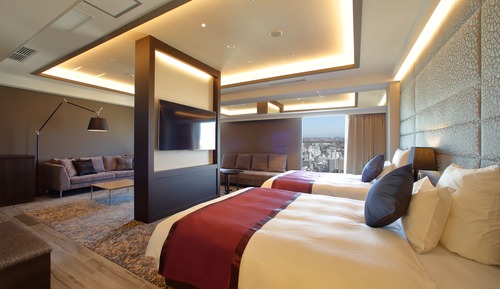 Suite junior, 2 camas dobles